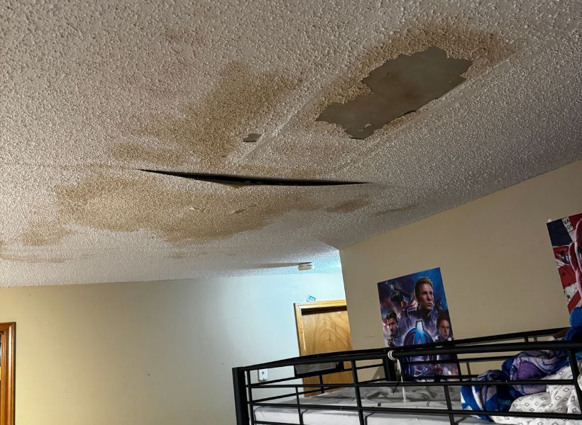 basement ceiling damage