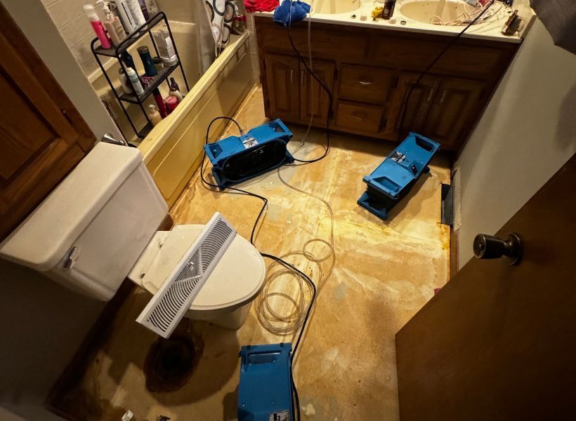 bathroom dry out