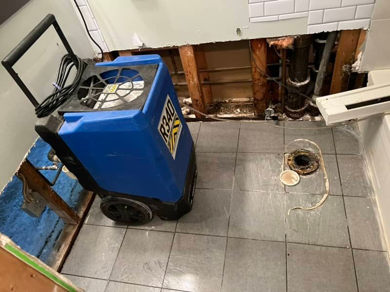 bathroom dryout