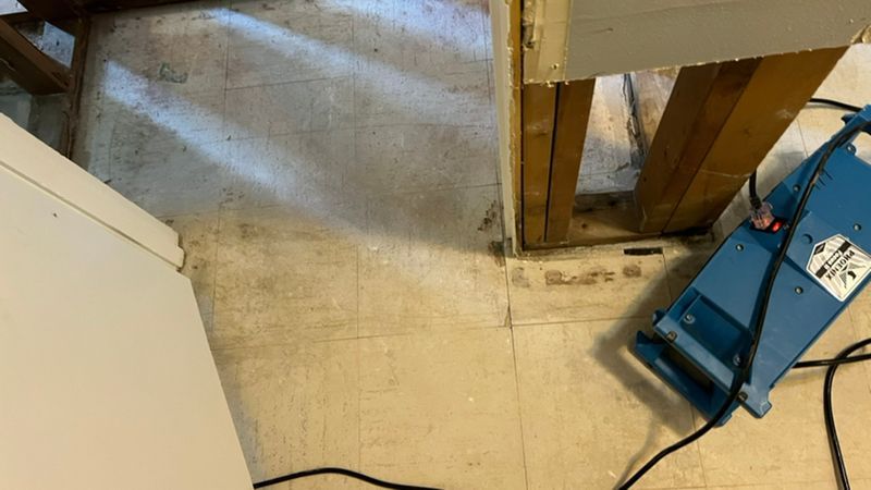 flooded basement cleanup