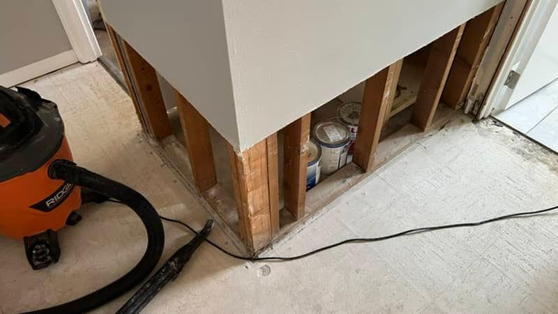Flood basement cleanup