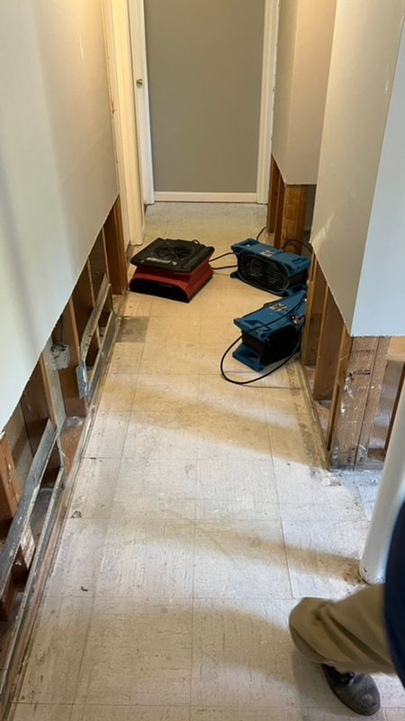 flooded basement cleanup