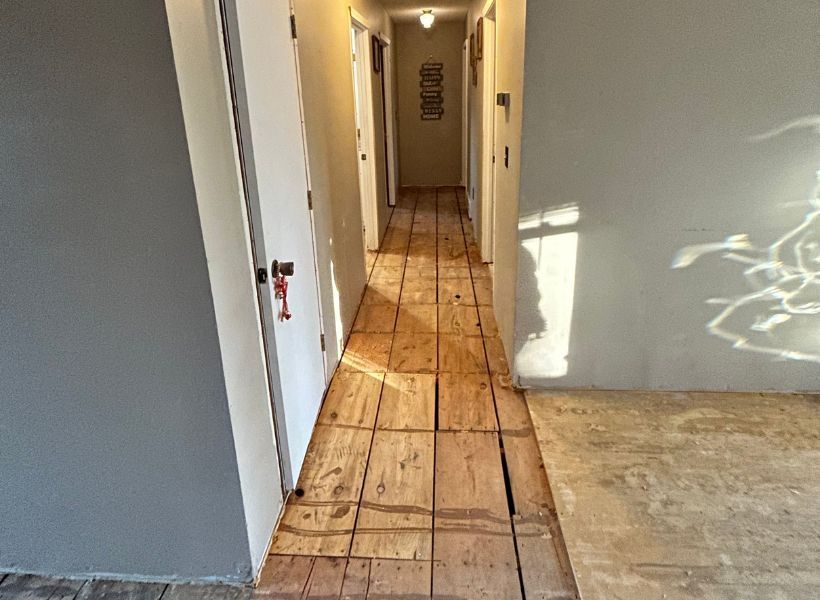 hallway after
