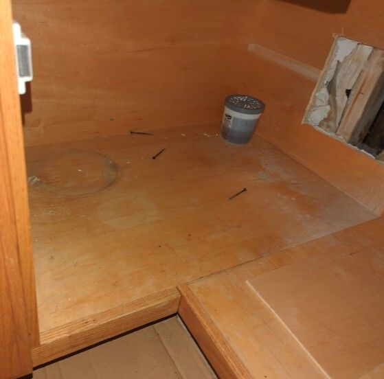 moldy kitchen cabinets in columbia, mo home