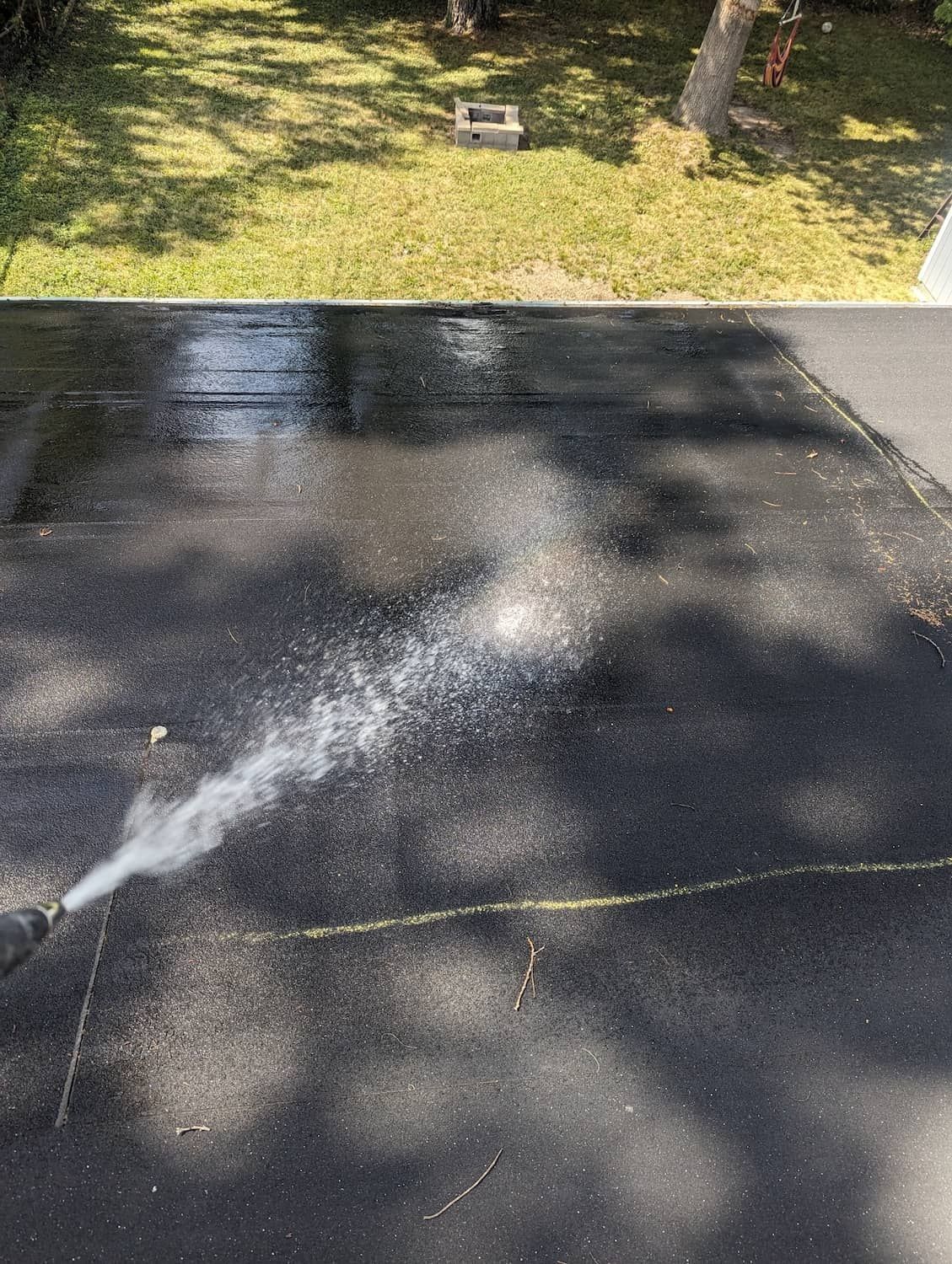 roof leak test