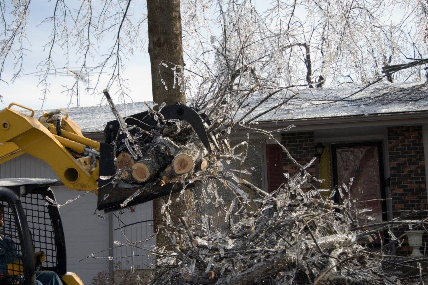 winter storm damage cleanup