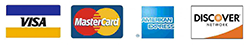 We accept all major credit cards.
