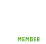The word member is written in green on a white background.