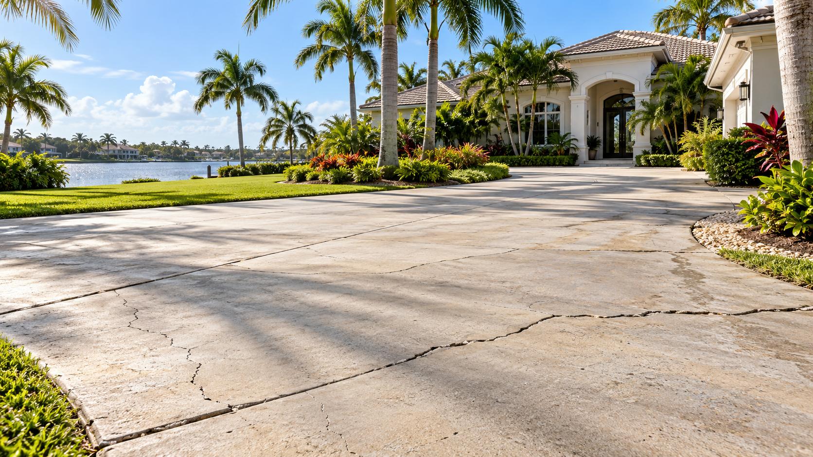 Why Concrete Cracks in Palm Beach County