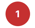 Red circle with the number 