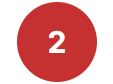 Red circle with a white number 2.