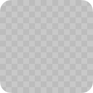 Light gray rounded square placeholder with a checkered transparent background
