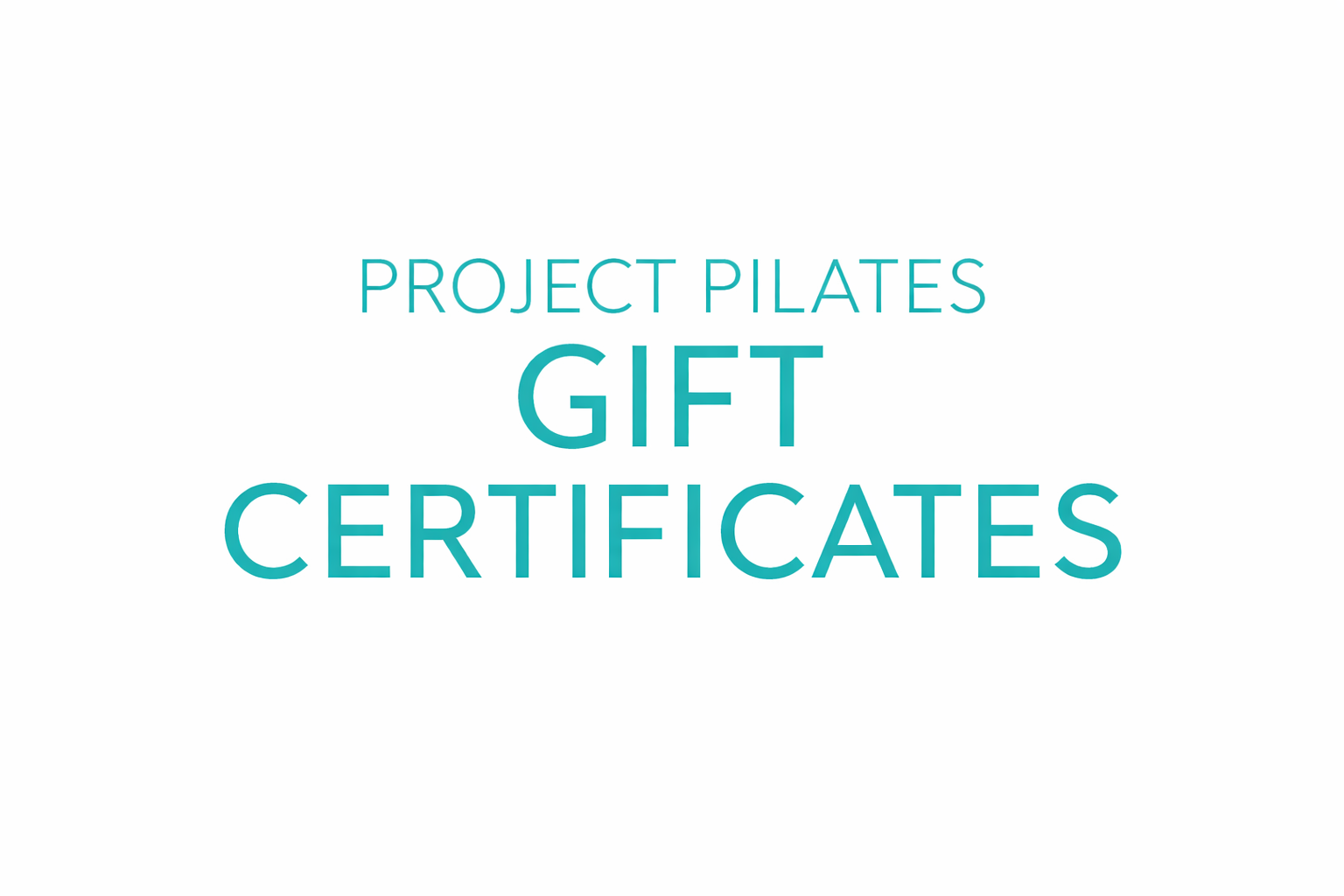 project Pilates Gift Certificate Logo