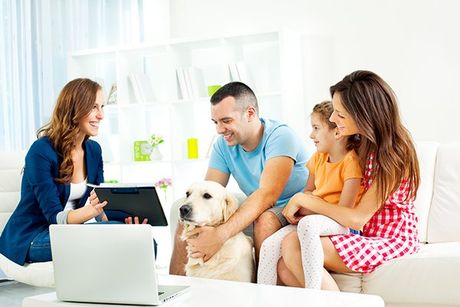 Family with Agent — Pleasanton, CA — Acceptance Insurance Services Inc Family with Agent — Pleasanton, CA — Acceptance Insurance Services Inc