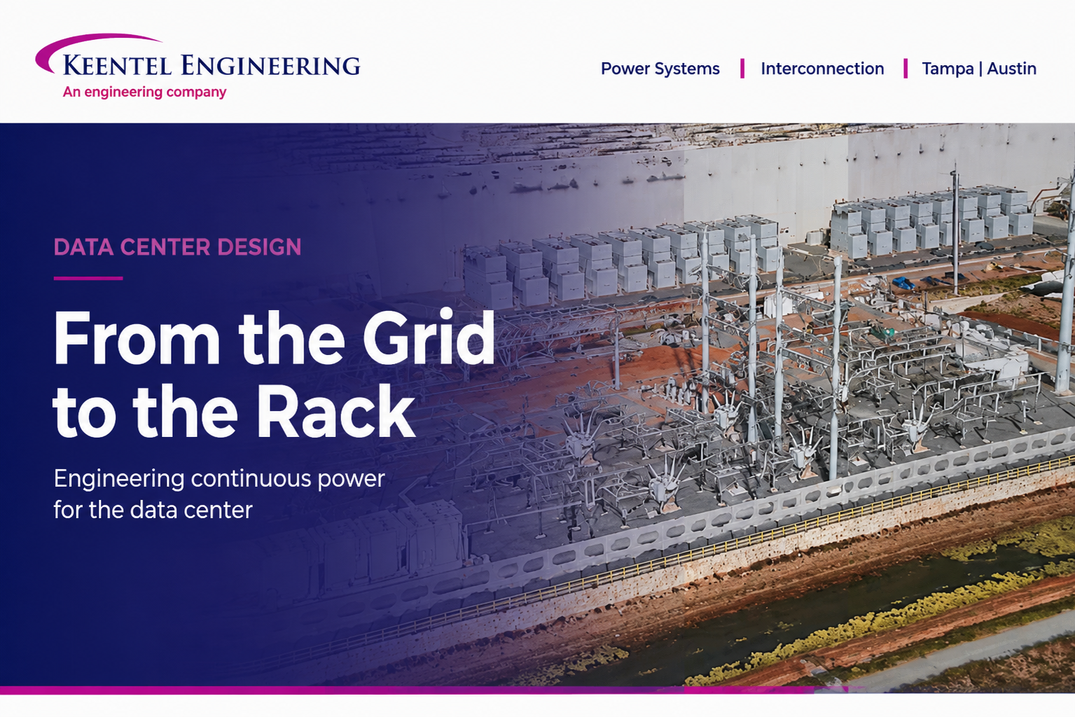 Data center substation and power infrastructure