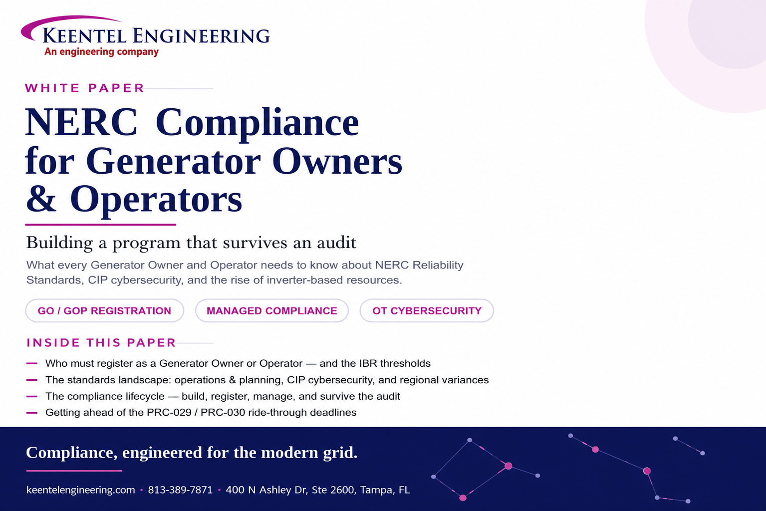 NERC Compliance for Generator Owners | Audit-Ready Guide