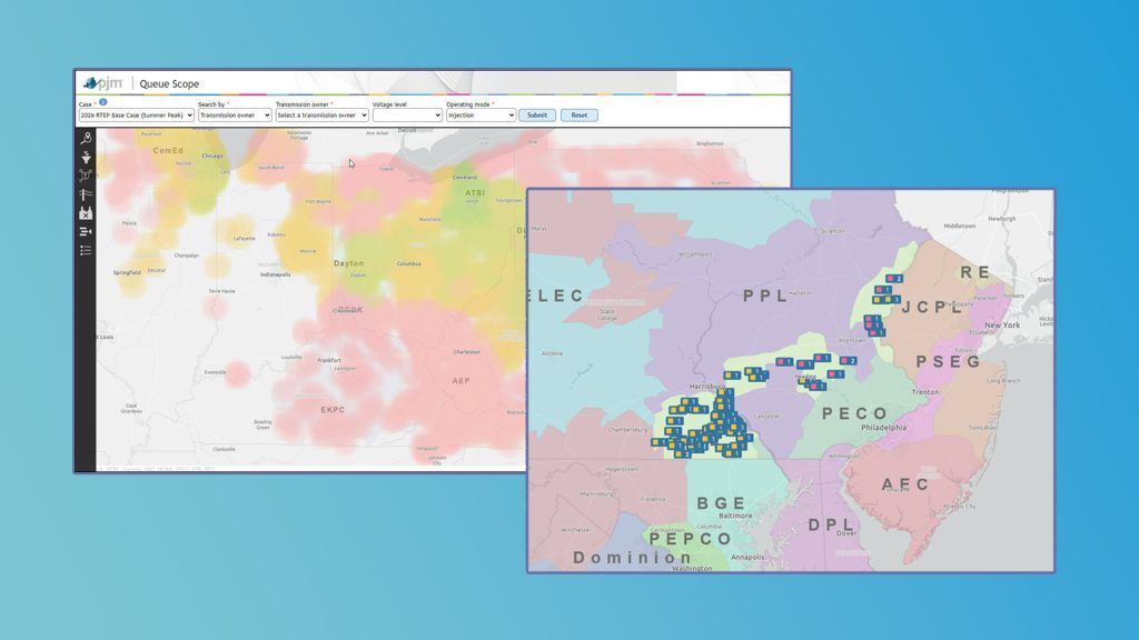 Two maps: one with shaded areas, the other with outlined regions and labels like PPL and BEC.