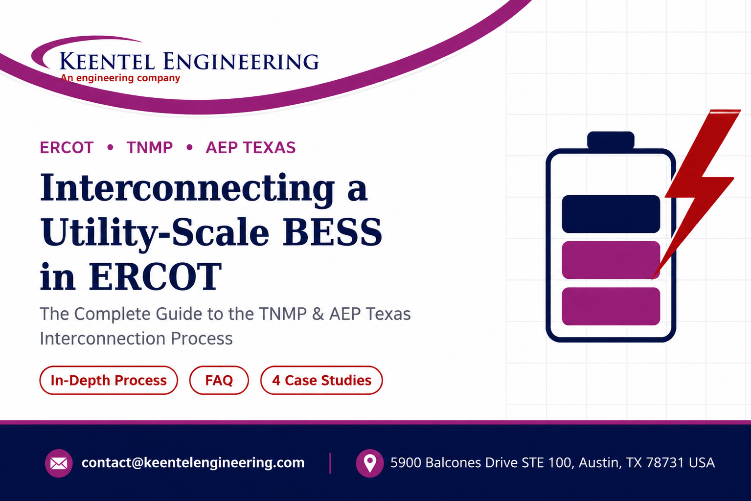 Utility-scale BESS interconnection guide for ERCOT by Keentel Engineering
