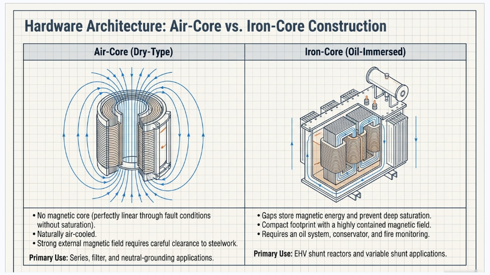 Shunt reactor in substation for voltage control and reactive power management