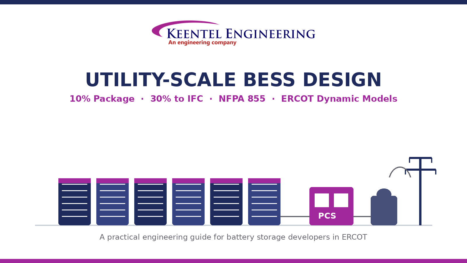 Utility-Scale BESS Design & ERCOT Modeling | Keentel