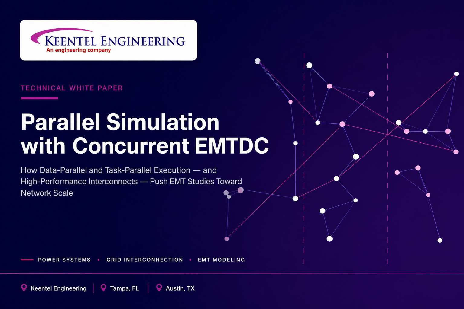 Parallel EMTDC simulation for large-scale power system studies