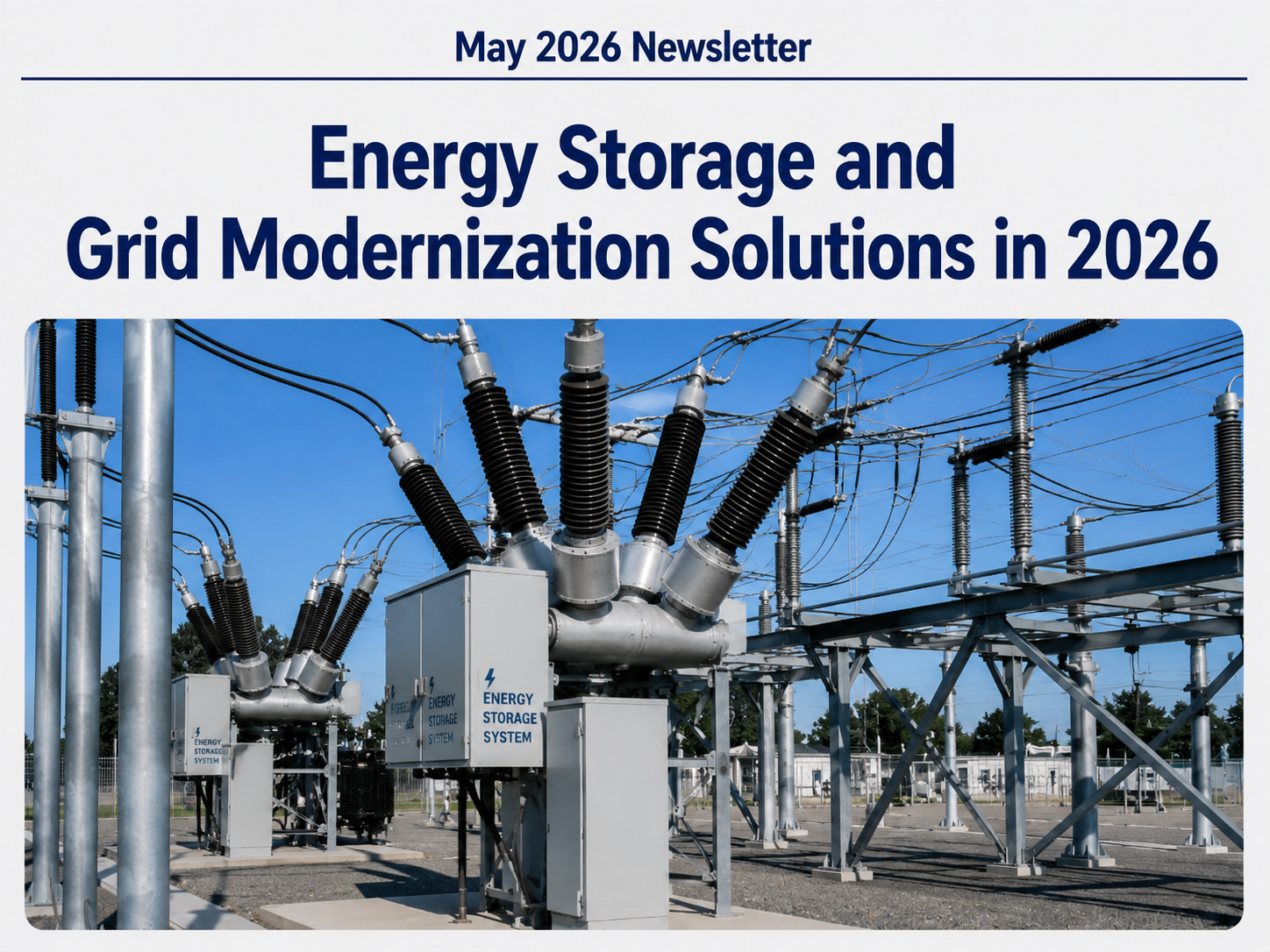 Battery energy storage systems with wind turbines supporting grid reliability and renewable energy.