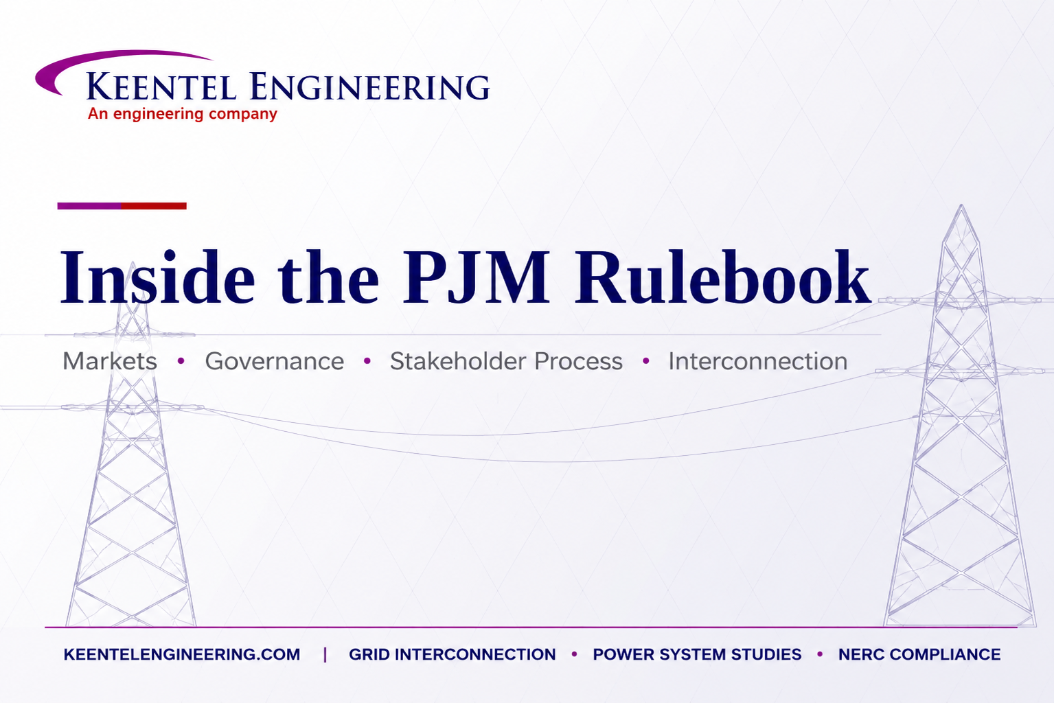 PJM interconnection rulebook guide by Keentel Engineering