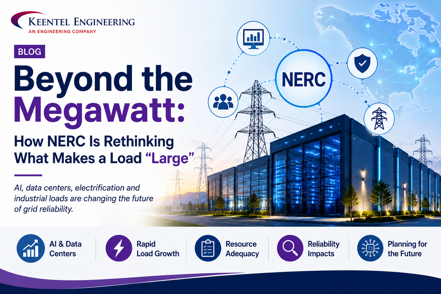 NERC large load reliability and data center grid planning.
