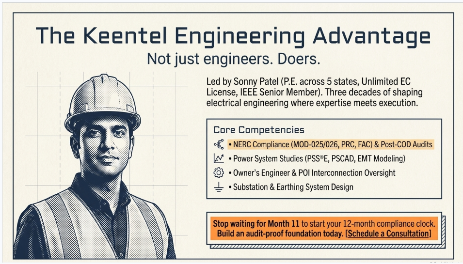 MOD-026 verification versus validation process for generator and inverter dynamic models