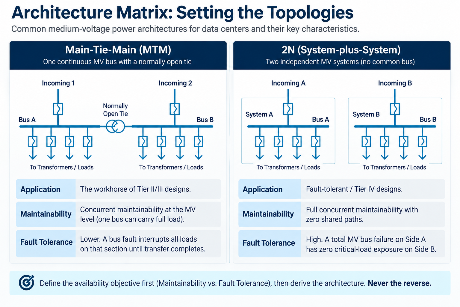 Data Center MV Power Architecture Comparison