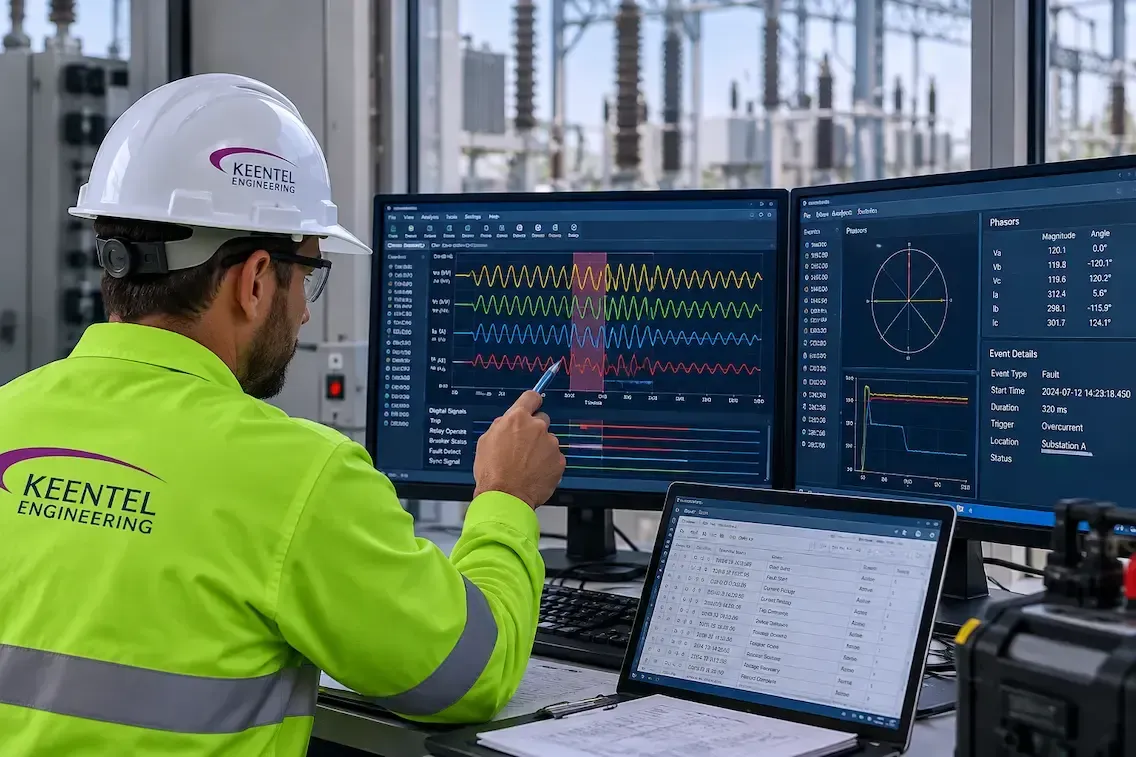 Protection and control engineering equipment supporting RTAC, DFR, SCADA and disturbance monitoring systems