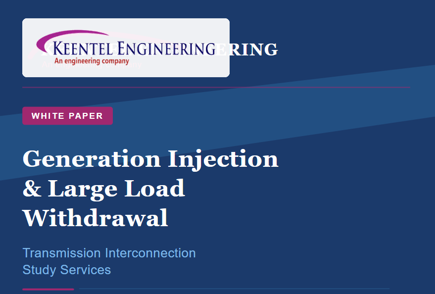 Generation Injection & Large Load Withdrawal Studies