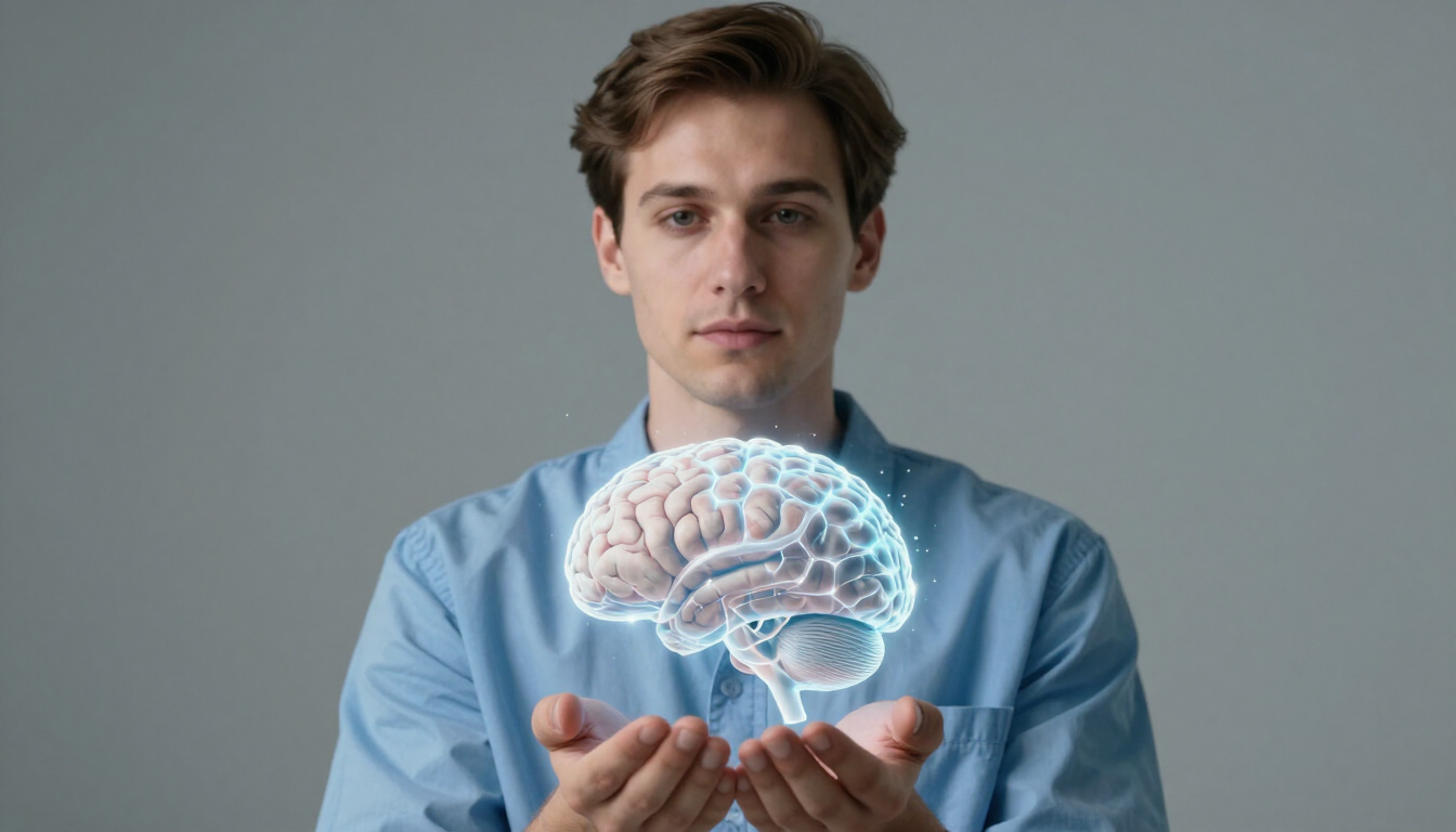 Picture of person holding second brain