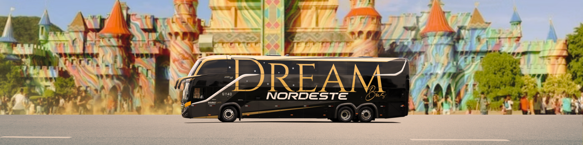 Ônibus da Expresso Nordeste em frente ao Beto Carreiro