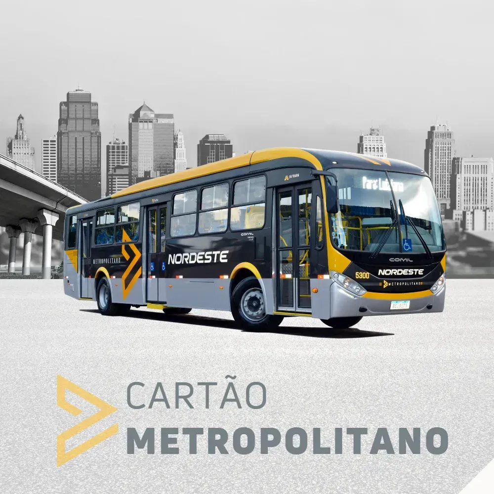 Um ônibus metropolitano da Expresso Nordeste.