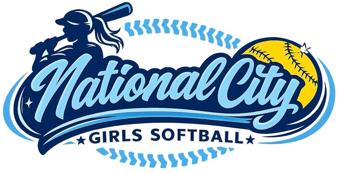 Tight boarder of official logo for National City Girls Softball