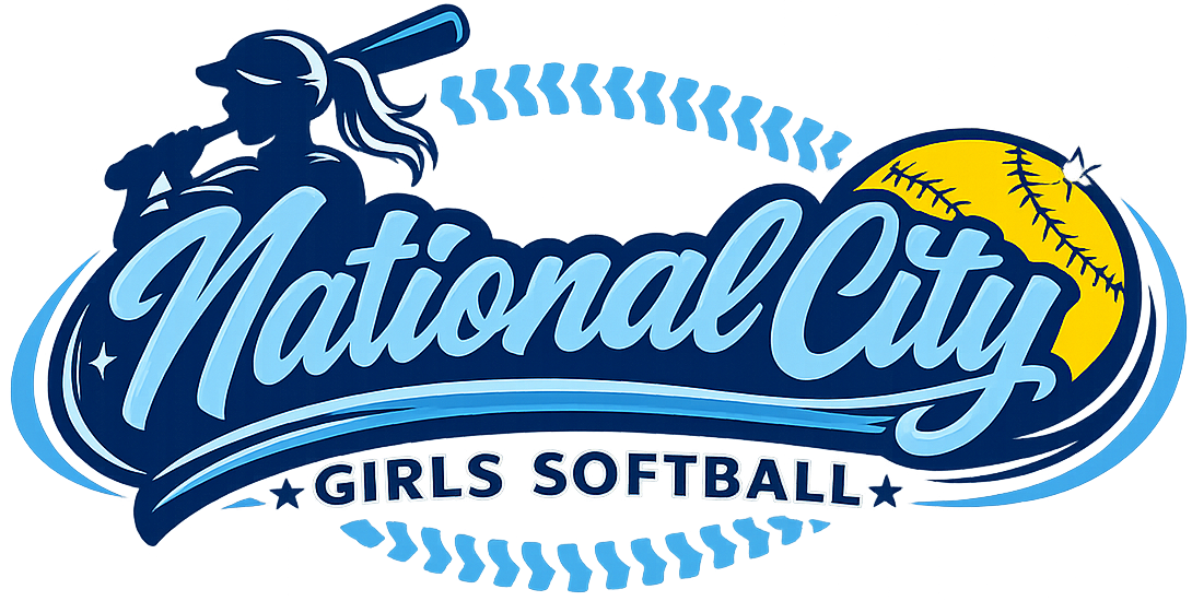 Transparent and tight boarder of official Logo for National City Girls Softball.  
