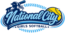 Transparent and tight boarder of official Logo for National City Girls Softball.  