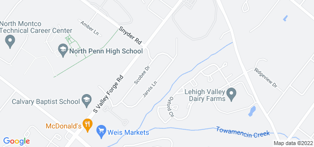 Map of business location