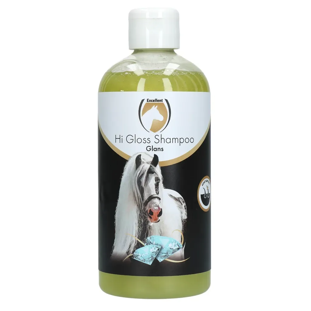 Fles paardenshampoo Excellent Horse Hi Gloss