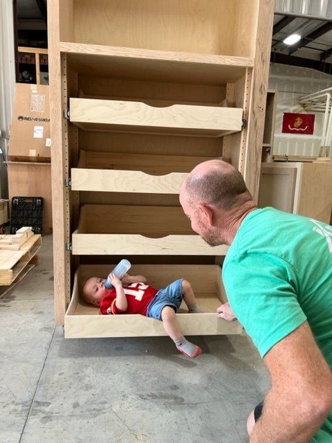 Legacy Custom Cabinets Sliding Drawer cabinet