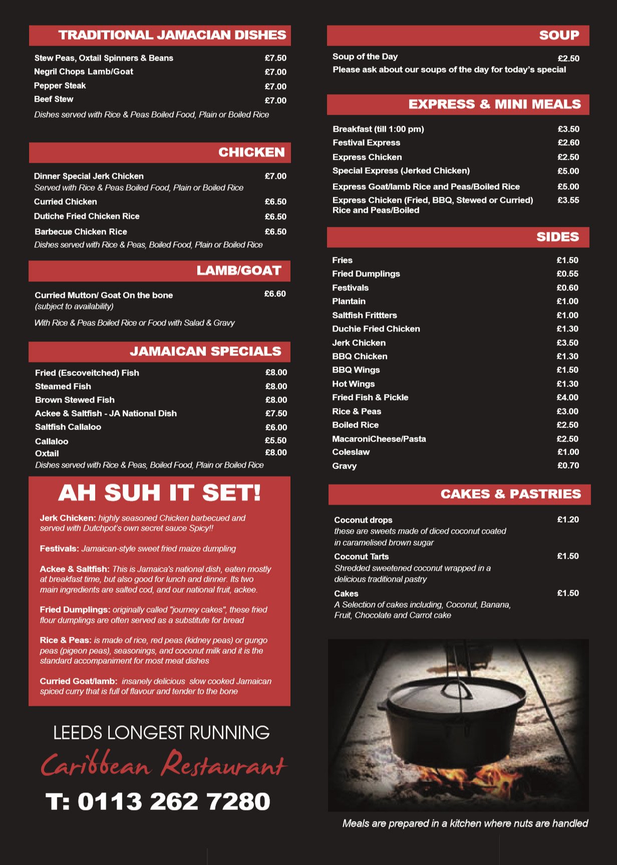 Jamaican Food Near Me Leeds Dutchpot