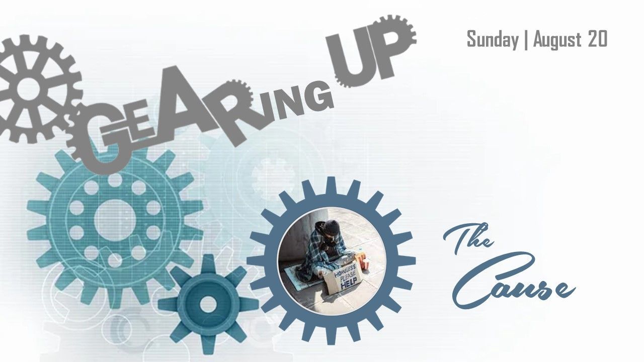 A poster for gearing up the cause on Sunday ugust 20th