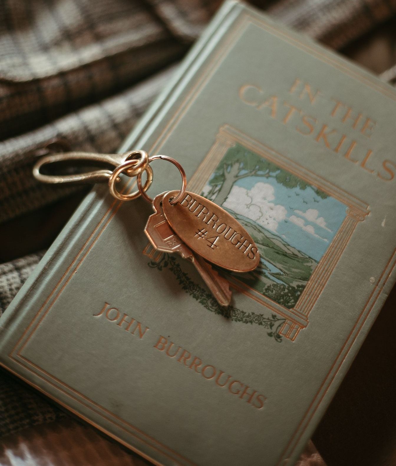 A book titled in the catskills by john burroughs