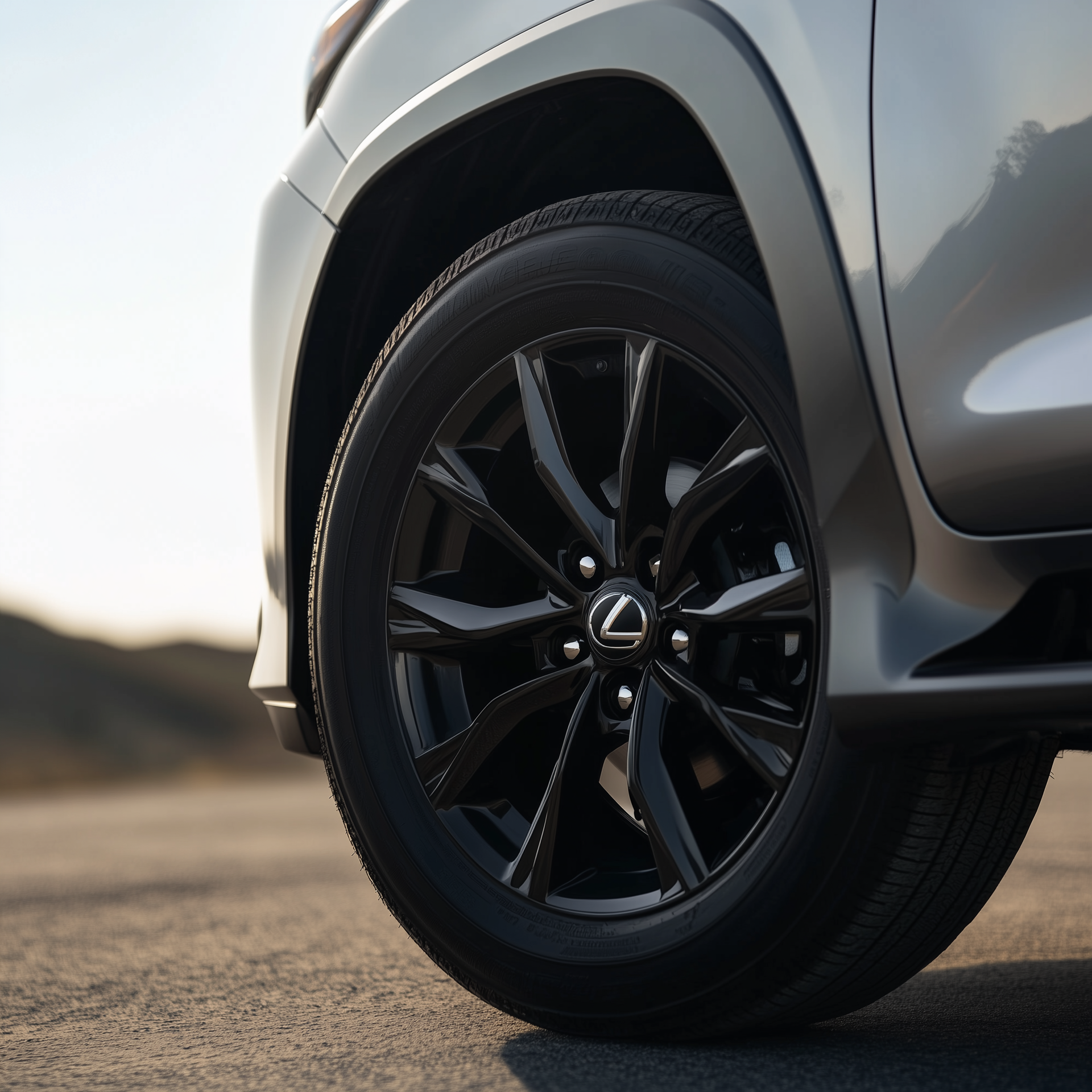 A close up of a Lexus GS460 Wheel in Medford Oregon
