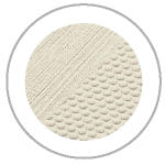 Cream Circle showing the brushed and embossed SeaDek textures
