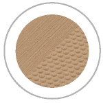 Dune Circle showing the brushed and embossed SeaDek textures
