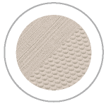 Mica Circle showing the brushed and embossed SeaDek textures
