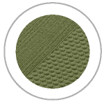 Olive Green Circle showing the brushed and embossed SeaDek textures
