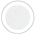 White Circle showing the brushed and embossed SeaDek textures

